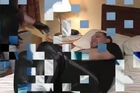 Two busty mans Hard suck And slam In Room