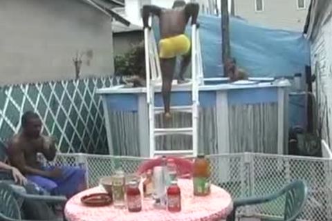 Pool Party Turns Into A sexy dark gay plow
