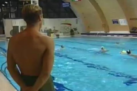 sleazy homosexuals sucking knob By Tthis stud Pool