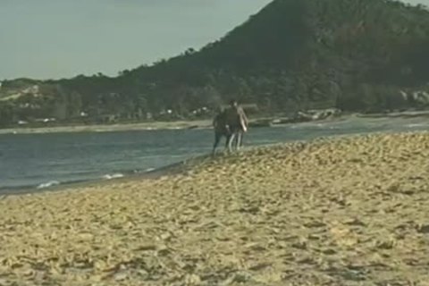 Beach Side guys sucking ramrod And fucking