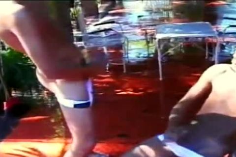 Interracial Pole Smoking Parade - Scene 3