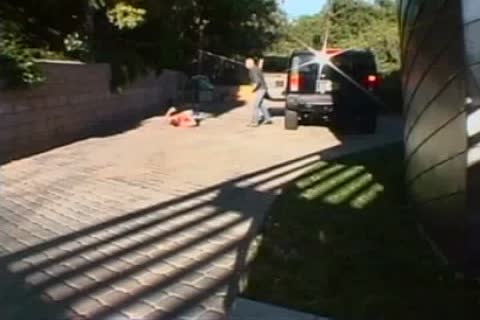 spooge drinking In SUV