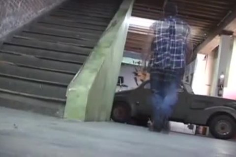 bawdy homosexual fellows ass-copulation