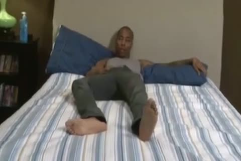 Tatted ebony receives nudeback bangmed By A White knob