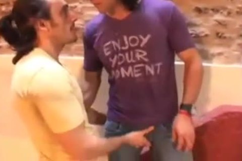 Randy mans from behind Ramming