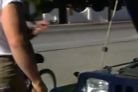 filthy Threeway Copulation Outdoor