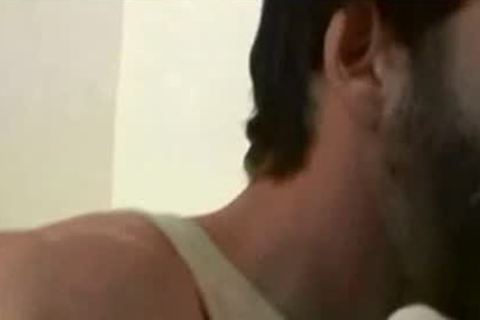 Straight Hunk getting his long penis sucked in a Motel