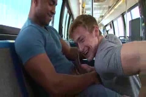Interracial fuck On Bus
