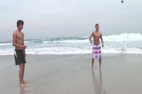 Three young twinks have a pleasure banging together