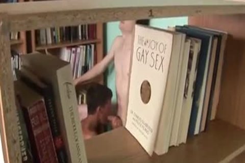 Randy gay three-some banging