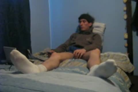 wanking On sofa