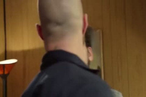 lucky bound Gentleman gets His cock gulp And Toyed With.