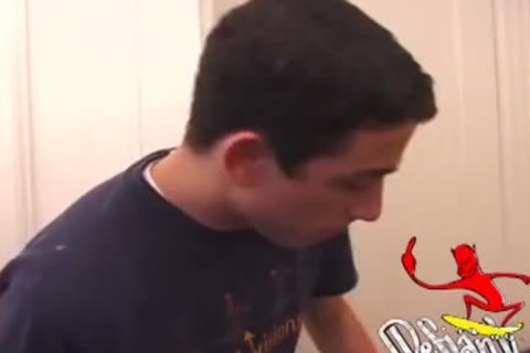 young Luciano Beats His dong