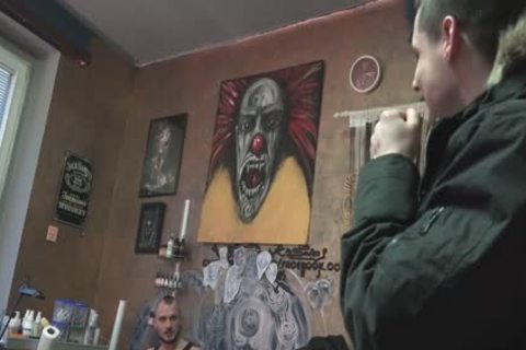 lusty Sex For money In A Tattoo Studio