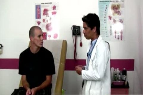 Tattooed Tall man acquires his nuts Examined By A lustful Doctor