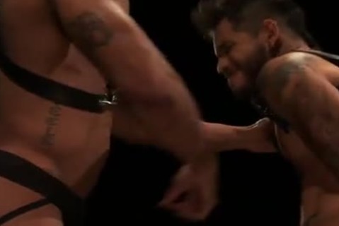 Latino receives rough nailing