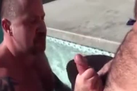 Johnson Slurping And anal Ramming By The Pool.