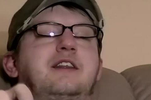 pretty non-professional With Glasses Masturbates
