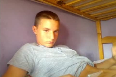 Serbian lovely boy, large cock And Smooth large ass
