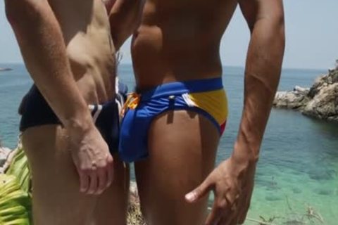 Latin chap Gaping With cumshot