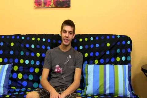 attractive brunette Max Morgan Interview Then Jerking Session - BoyFriendTVcom