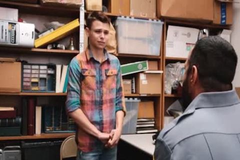 Bear Cop raw butthole bonks bareback A teen Criminal wild butthole Tushy aperture As A Lesson