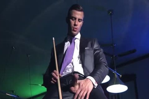 Muscle homo butthole stab And ball batter flow