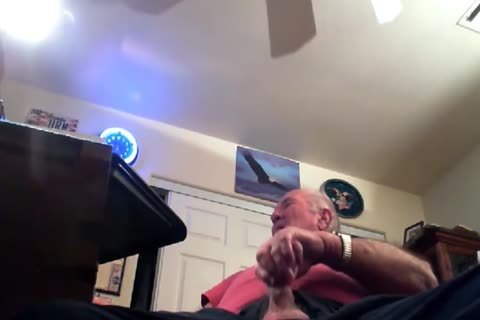 old man jerk off On cam