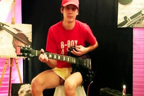 Here's A homo teen To Plays Guitar