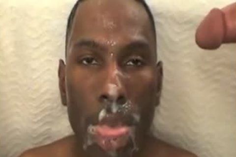 dark teen Drowned With White schlong juice