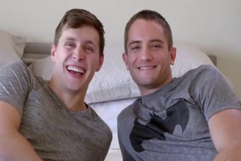 bushy homo Otter Takes gigantic Straight throbbing knob From Frat lad