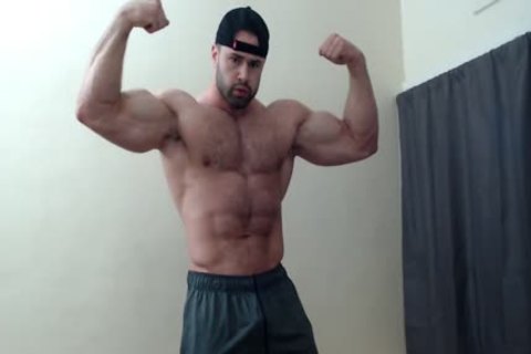 shaggy Chest Muscle Worship