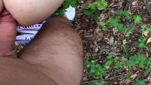 Round booty teen riding 10-Pounder and tasting cum