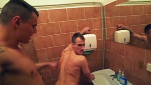 dudes In Public 43 - Public baths - arse stab