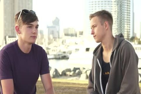 Our Very Own blond Teenage twink toy - Finn & Noah