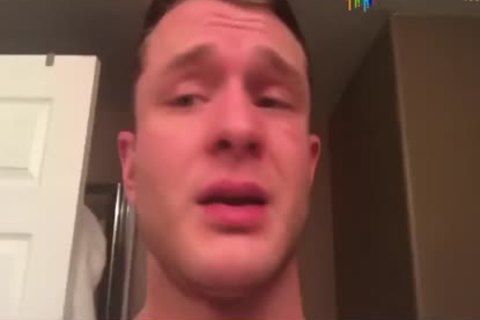 Muscle man Showing Off His Super brawny