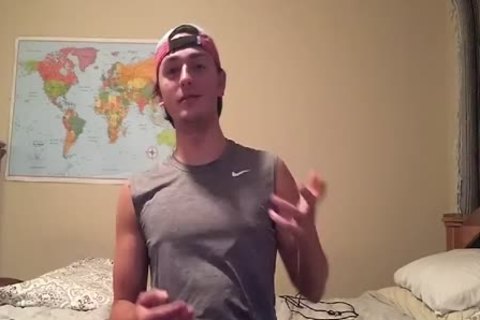 straight lad Masyn Thorne Inside During Quarantine Strokes His gigantic shlong