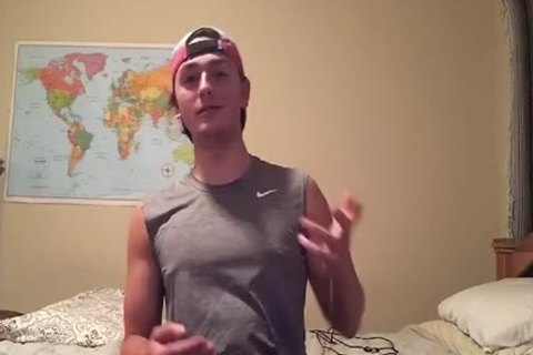 str8 teen Masyn Thorne Inside During Quarantine Strokes His penis For Members