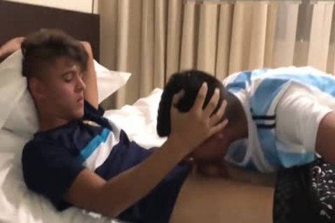 Latino non-professional 3some