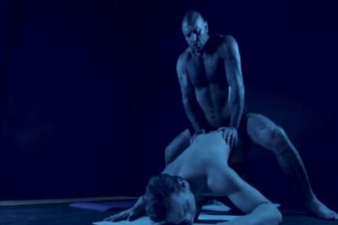 Yoga Trainer Helps Stretch An wazoo hole