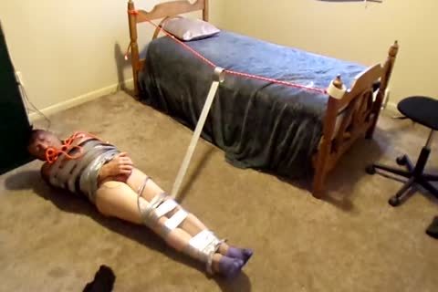 Encased In Fishnets And Wrapped With Industrial Duct Tape