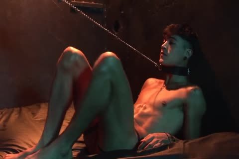 Humiliating Puppy Play Ends With Creamy homo butthole