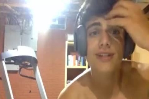 lad Showing His penis And ass In Live