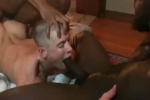 Smoking charming raw Interracial group plow