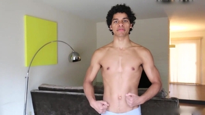 recent Fit penis Denzel Grisby Jerks Off