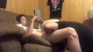 Hidden cam suck straight