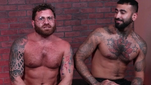BearBack: Riley Mitchel & gay Rikk York getting facial
