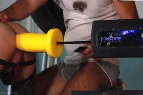 James Oakleigh Takes A Serious Fisting And Monster fuck Machine sextoy