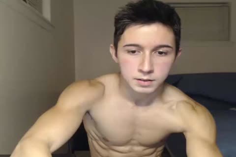 lusty Muscle Hunk On webcam 2