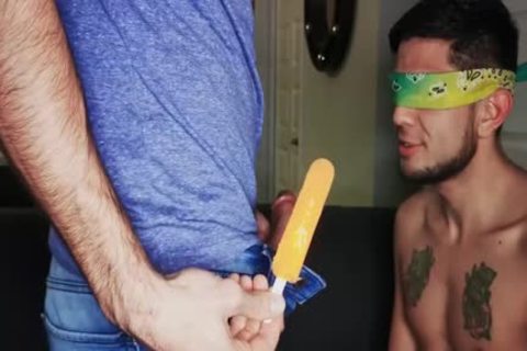 Blindfolded Roommate acquires shlong To Distract Him